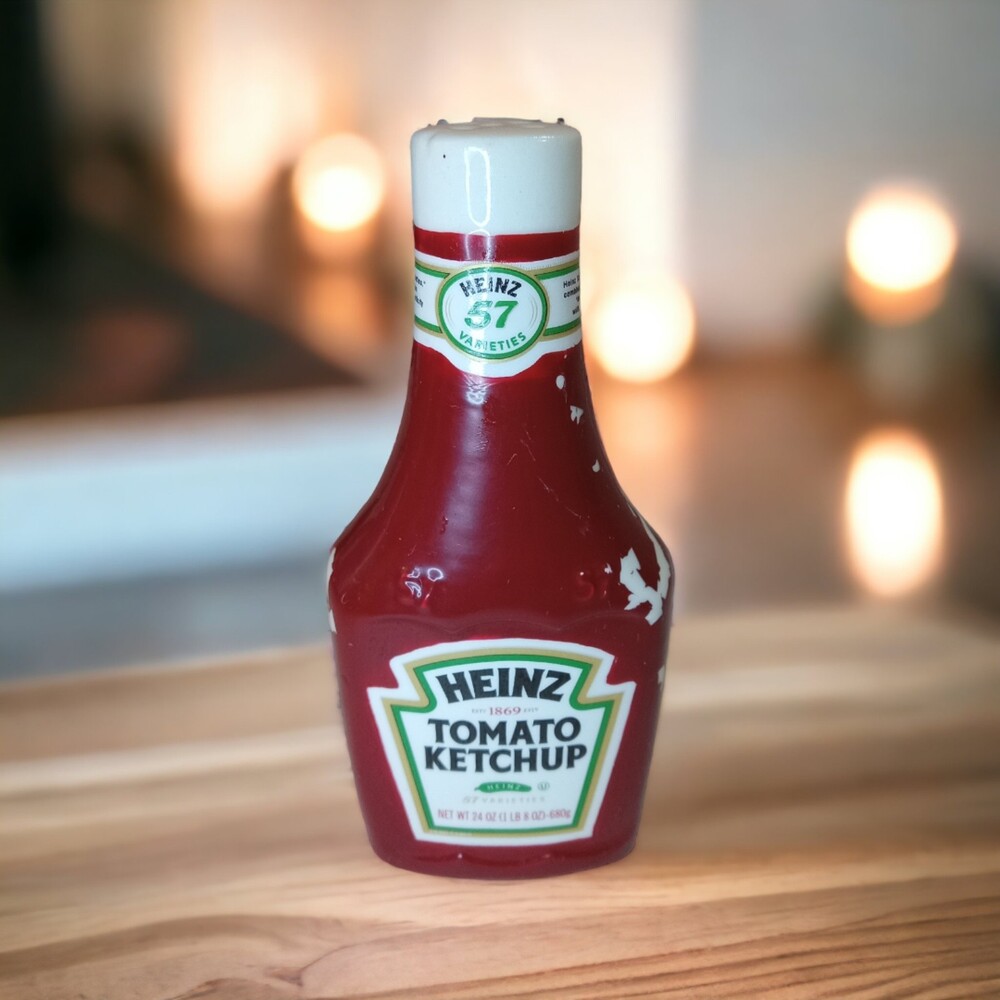 Heinz Salt Pepper Shaker Ceramic Vintage 2002